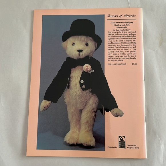 NWT Bearers of Memories Make Teddy Bears Wedding Bride Groom Baby Patterns BOOK - Picture 3 of 17